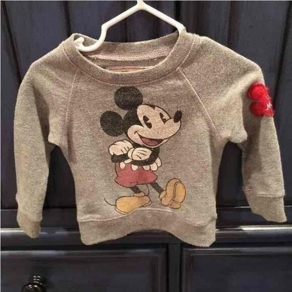 Peek Mickey disney sweatshirt baby boys 3-6 months - Picture 1 of 2